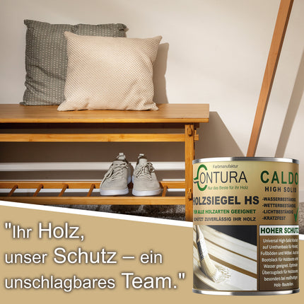 Holzsiegel HS Holzlack Klarlack Außen Parkettlack Thekenlack Möbellack Holzschutz - Farbmanufaktur Contura Berkemeier - Farbmanufaktur Contura Berkemeier