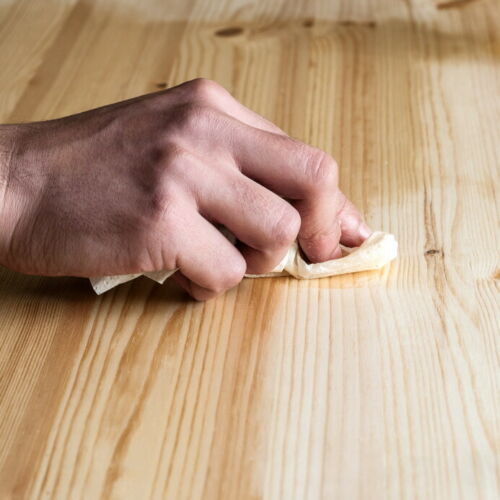 Holzwachs Anwendung