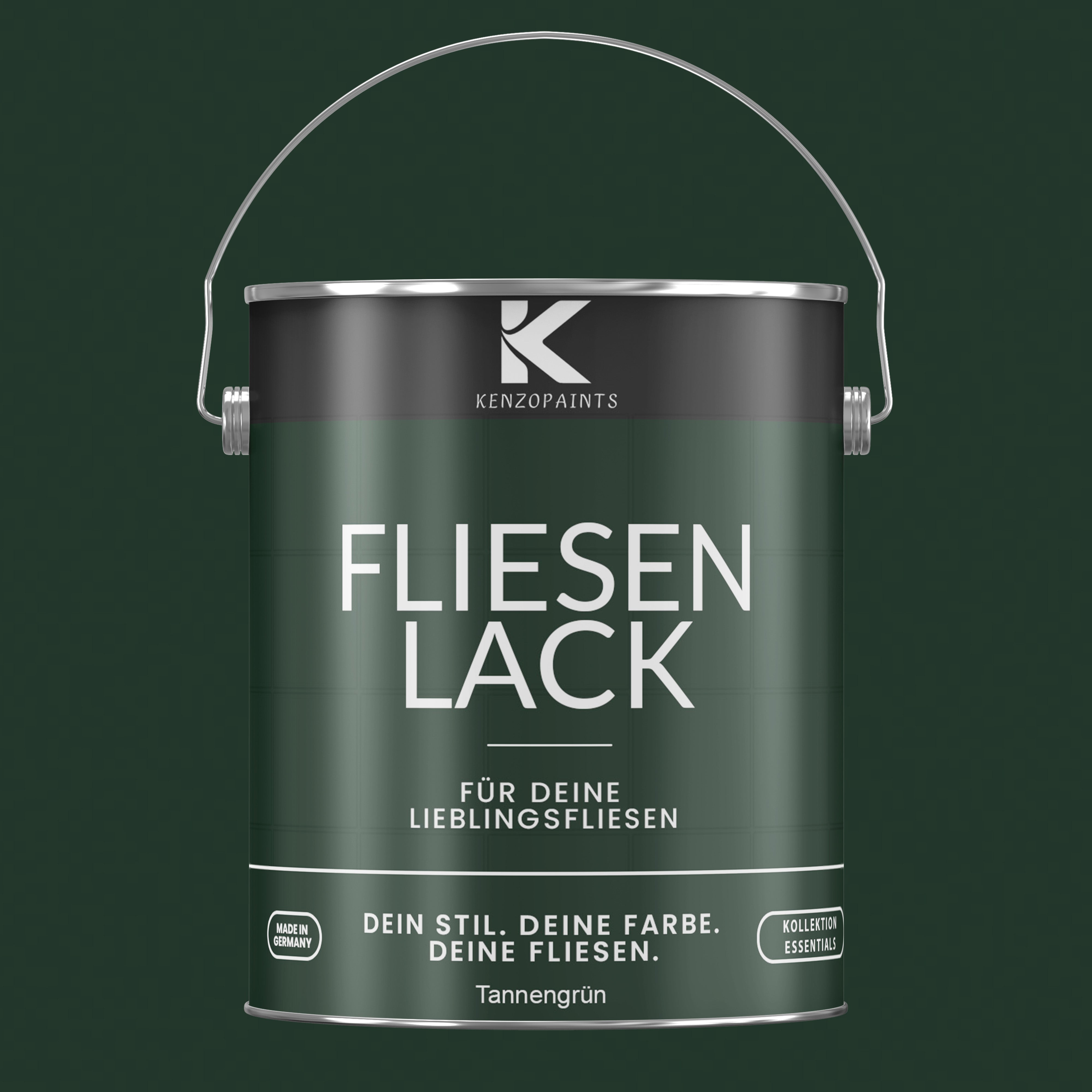 Kenzopaints Fliesenlack Fliesenfarbe - 2,5Liter - Farbmanufaktur Contura Berkemeier - Farbmanufaktur Contura Berkemeier