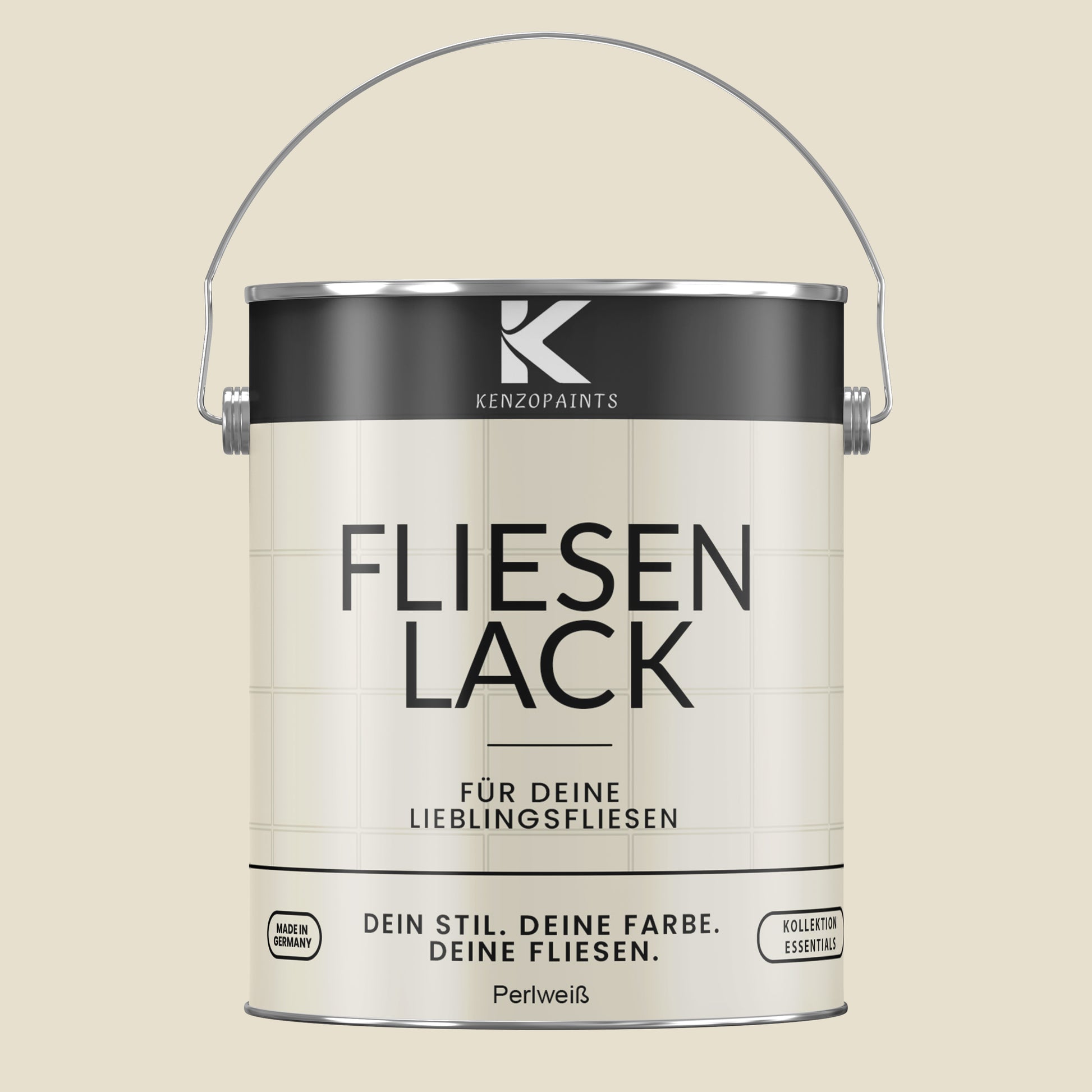 Kenzopaints Fliesenlack Fliesenfarbe - 2,5Liter - Farbmanufaktur Contura Berkemeier - Farbmanufaktur Contura Berkemeier