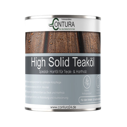 Contura Teaköl Spezial Hartöl für Teak & Hartholz Yachtöl Holzschutz UV Schutz - Farbmanufaktur Contura Berkemeier - Farbmanufaktur Contura Berkemeier