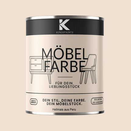 Kenzopaints Möbelfarbe Möbellack Buntlack - 2,5Liter - Farbmanufaktur Contura Berkemeier - Farbmanufaktur Contura Berkemeier