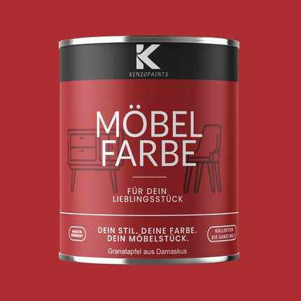 Kenzopaints Möbelfarbe Möbellack Buntlack - 2,5Liter - Farbmanufaktur Contura Berkemeier - Farbmanufaktur Contura Berkemeier
