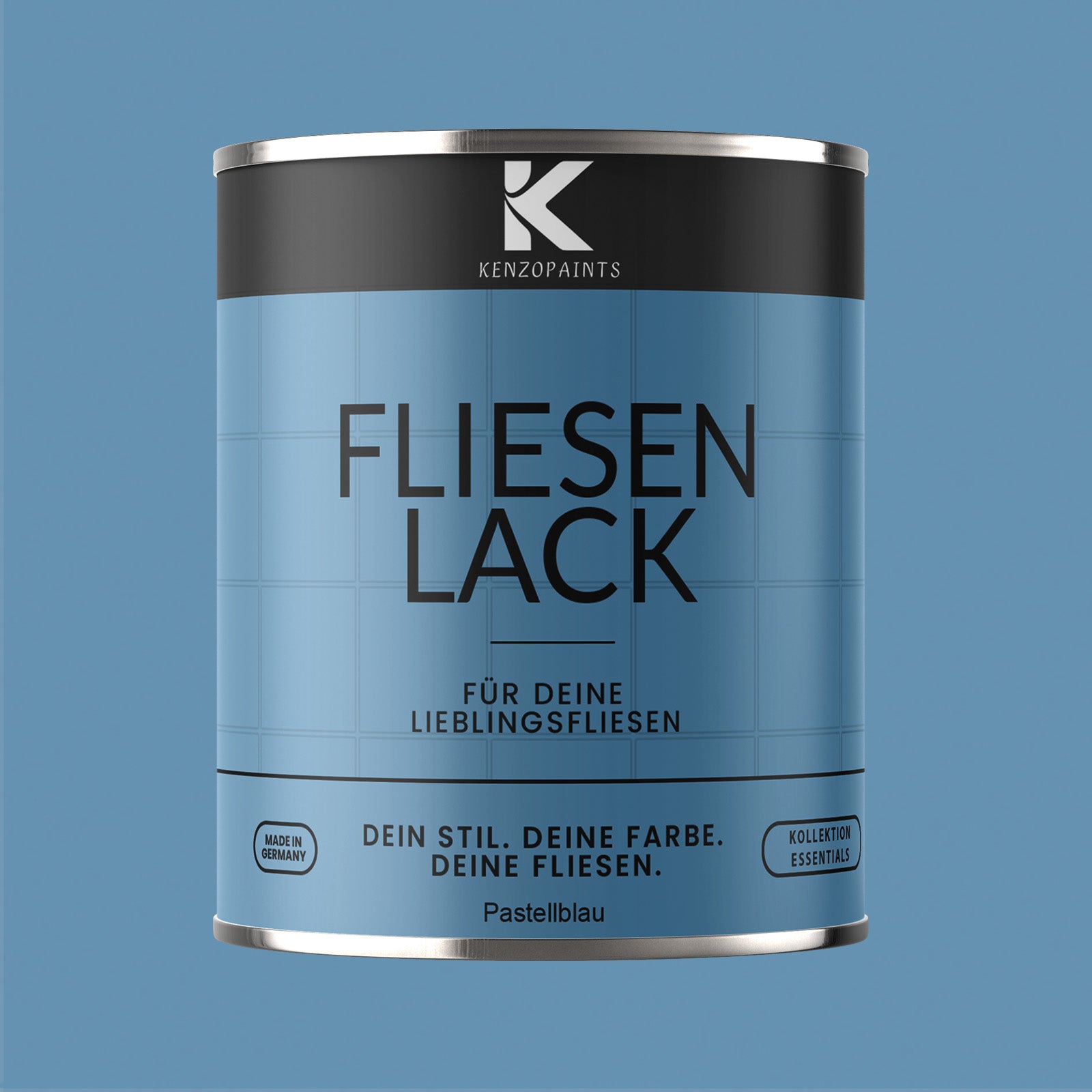 Kenzopaints Fliesenlack Fliesenfarbe - 2,5Liter - Farbmanufaktur Contura Berkemeier - Farbmanufaktur Contura Berkemeier
