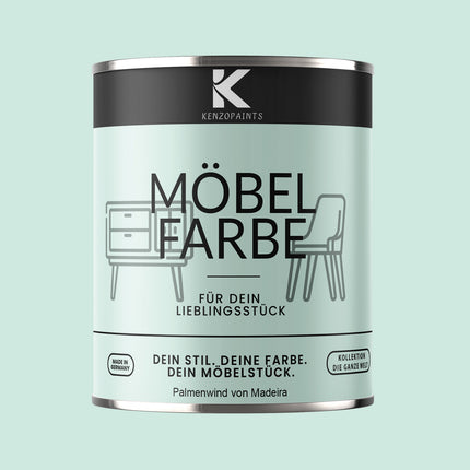 Kenzopaints Möbelfarbe Möbellack Buntlack - 2,5Liter - Farbmanufaktur Contura Berkemeier - Farbmanufaktur Contura Berkemeier