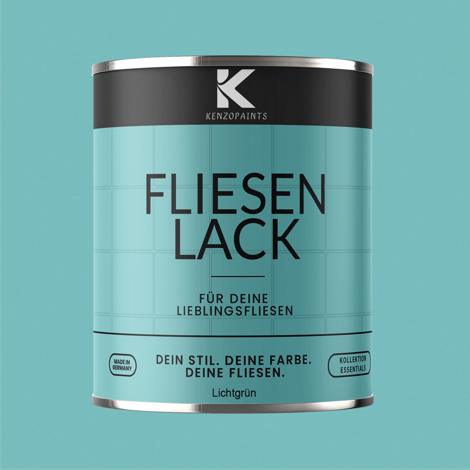 Kenzopaints Fliesenlack Fliesenfarbe - 2,5Liter - Farbmanufaktur Contura Berkemeier - Farbmanufaktur Contura Berkemeier
