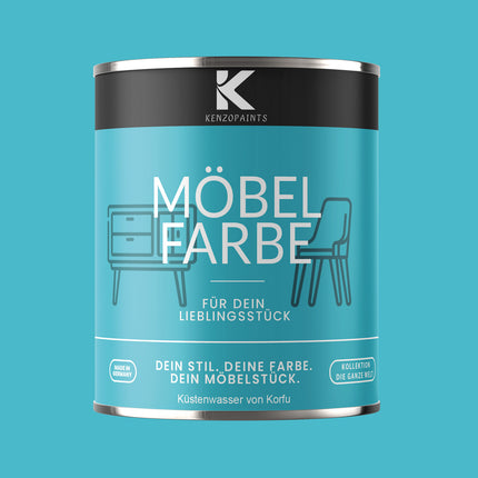 Kenzopaints Möbelfarbe Möbellack Buntlack - 2,5Liter - Farbmanufaktur Contura Berkemeier - Farbmanufaktur Contura Berkemeier