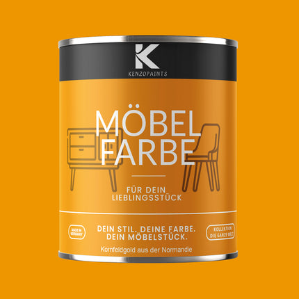 Kenzopaints Möbelfarbe Möbellack Buntlack - 2,5Liter - Farbmanufaktur Contura Berkemeier - Farbmanufaktur Contura Berkemeier