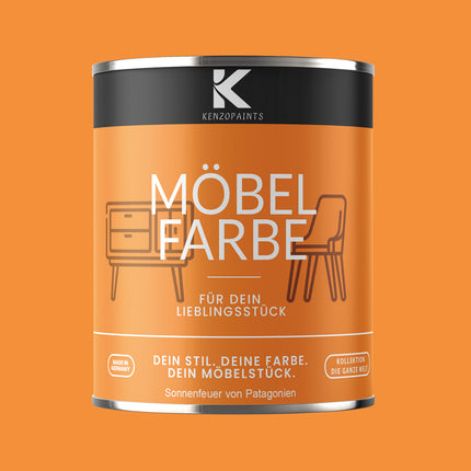 Kenzopaints Möbelfarbe Möbellack Buntlack - 2,5Liter - Farbmanufaktur Contura Berkemeier - Farbmanufaktur Contura Berkemeier