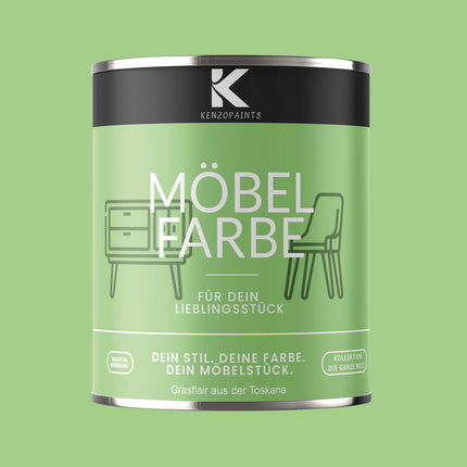 Kenzopaints Möbelfarbe Möbellack Buntlack - 2,5Liter - Farbmanufaktur Contura Berkemeier - Farbmanufaktur Contura Berkemeier