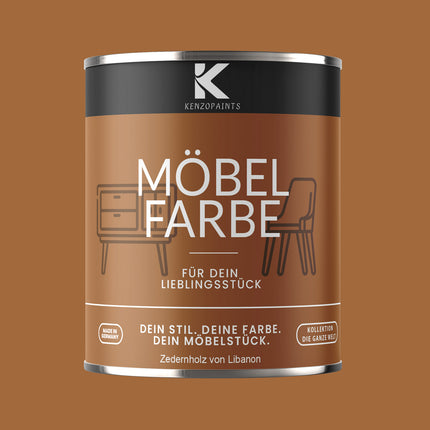 Kenzopaints Möbelfarbe Möbellack Buntlack - 2,5Liter - Farbmanufaktur Contura Berkemeier - Farbmanufaktur Contura Berkemeier
