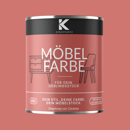Kenzopaints Möbelfarbe Möbellack Buntlack - 2,5Liter - Farbmanufaktur Contura Berkemeier - Farbmanufaktur Contura Berkemeier