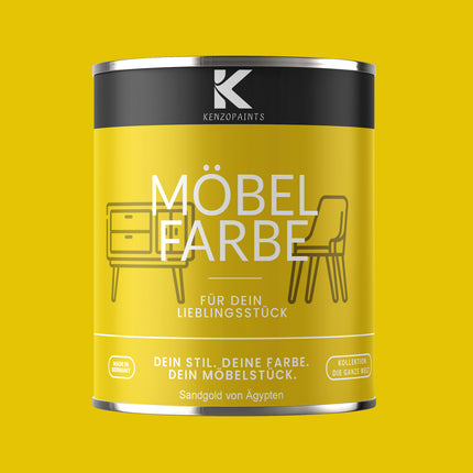 Kenzopaints Möbelfarbe Möbellack Buntlack - 2,5Liter - Farbmanufaktur Contura Berkemeier - Farbmanufaktur Contura Berkemeier