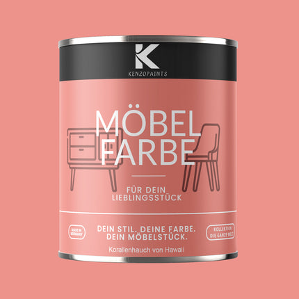 Kenzopaints Möbelfarbe Möbellack Buntlack - 2,5Liter - Farbmanufaktur Contura Berkemeier - Farbmanufaktur Contura Berkemeier