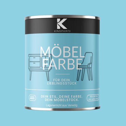 Kenzopaints Möbelfarbe Möbellack Buntlack - 2,5Liter - Farbmanufaktur Contura Berkemeier - Farbmanufaktur Contura Berkemeier