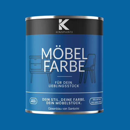 Kenzopaints Möbelfarbe Möbellack Buntlack - 2,5Liter - Farbmanufaktur Contura Berkemeier - Farbmanufaktur Contura Berkemeier