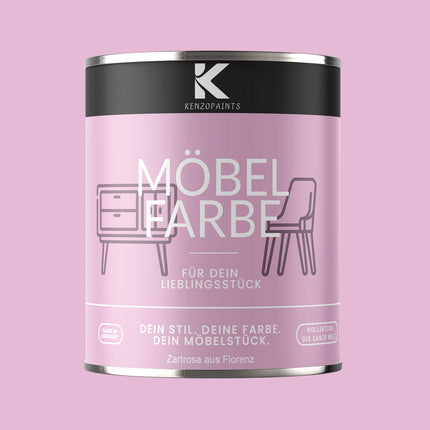 Kenzopaints Möbelfarbe Möbellack Buntlack - 2,5Liter - Farbmanufaktur Contura Berkemeier - Farbmanufaktur Contura Berkemeier