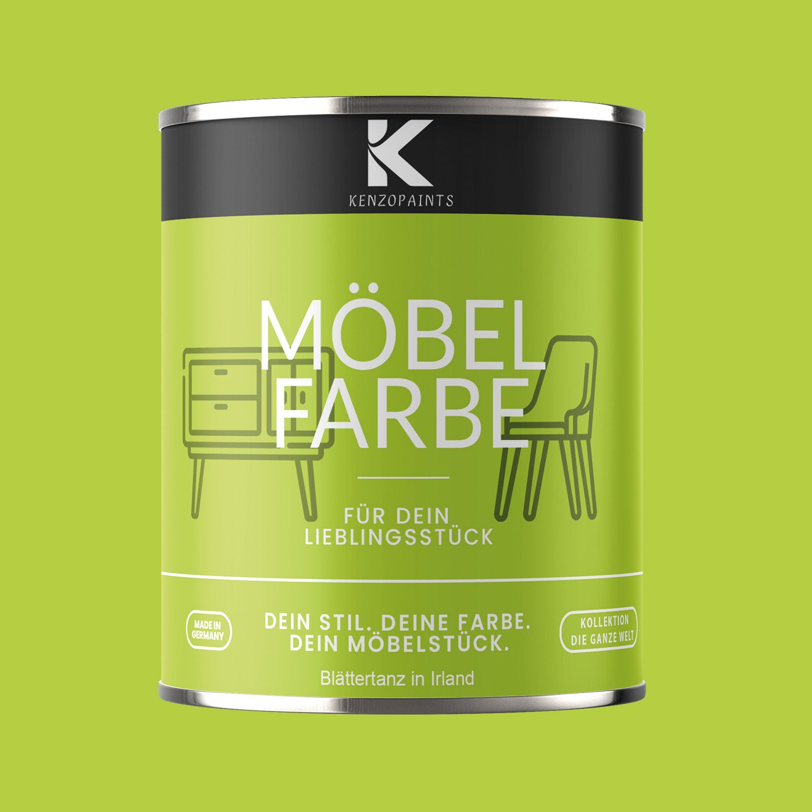 Kenzopaints Möbelfarbe Möbellack Buntlack - 2,5Liter - Farbmanufaktur Contura Berkemeier - Farbmanufaktur Contura Berkemeier