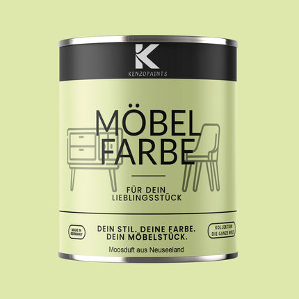 Kenzopaints Möbelfarbe Möbellack Buntlack - 2,5Liter - Farbmanufaktur Contura Berkemeier - Farbmanufaktur Contura Berkemeier