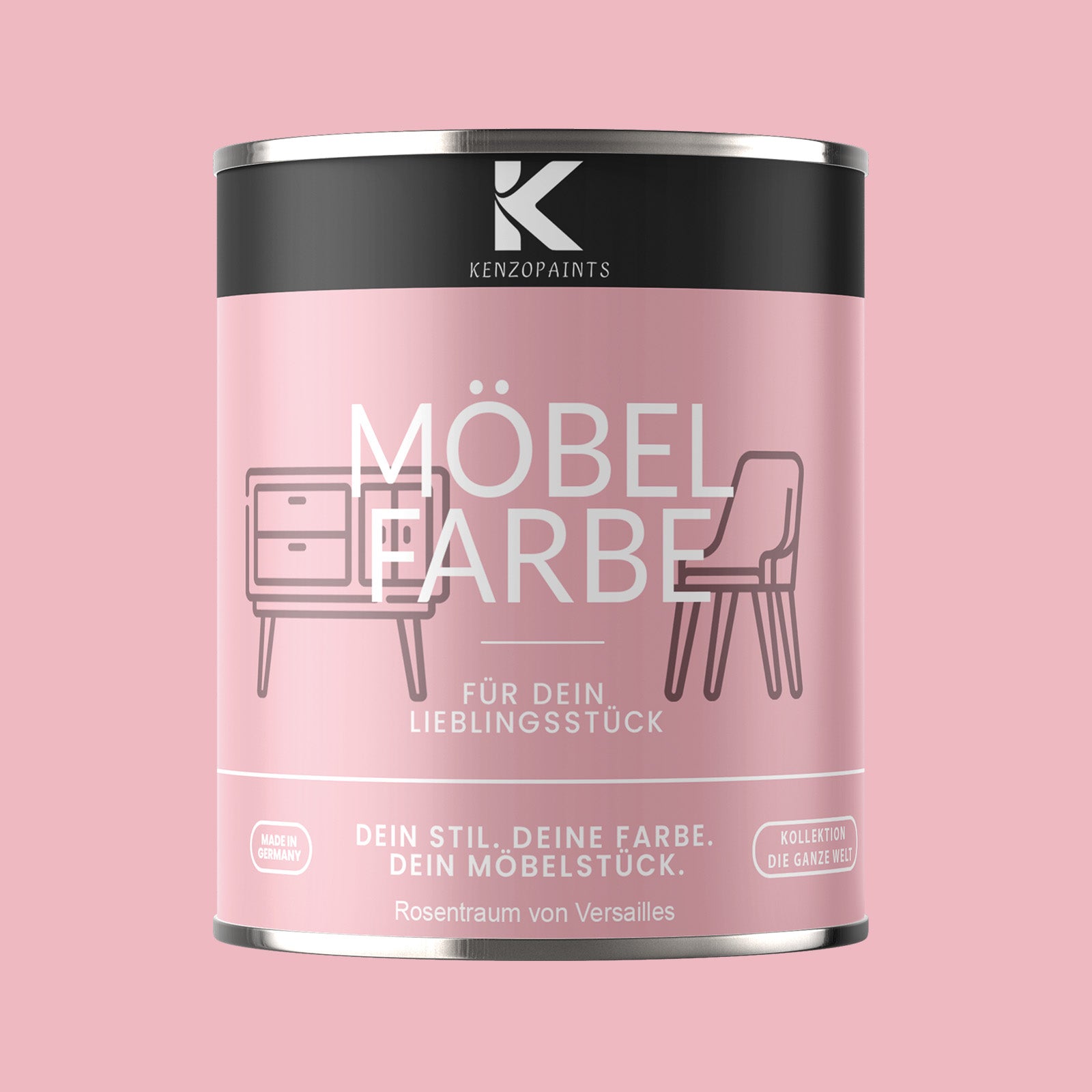 Kenzopaints Möbelfarbe Möbellack Buntlack - 2,5Liter - Farbmanufaktur Contura Berkemeier - Farbmanufaktur Contura Berkemeier