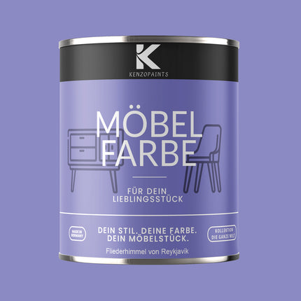 Kenzopaints Möbelfarbe Möbellack Buntlack - 2,5Liter - Farbmanufaktur Contura Berkemeier - Farbmanufaktur Contura Berkemeier