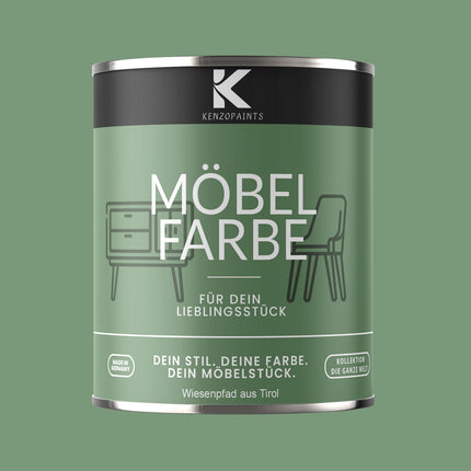 Kenzopaints Möbelfarbe Möbellack Buntlack - 2,5Liter - Farbmanufaktur Contura Berkemeier - Farbmanufaktur Contura Berkemeier