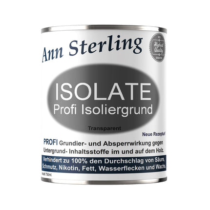 Contura Ann Sterling Profi Isolate Isoliergund Absperrgrund für Kreidefarbe Grundierung - Farbmanufaktur Contura Berkemeier - Farbmanufaktur Contura Berkemeier