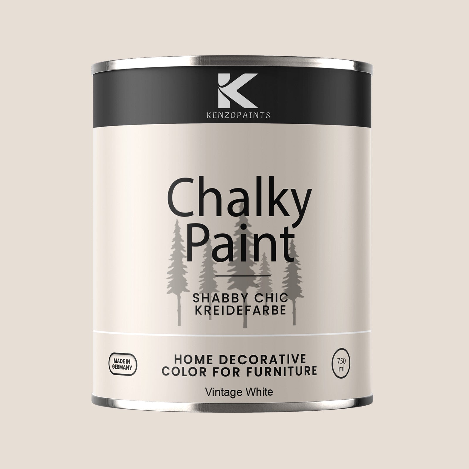 Kenzopaints Chalky Paint Kreidefarbe - 750ml - Farbmanufaktur Contura Berkemeier - Farbmanufaktur Contura Berkemeier