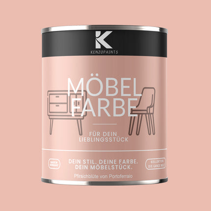 Kenzopaints Möbelfarbe Möbellack Buntlack - 2,5Liter - Farbmanufaktur Contura Berkemeier - Farbmanufaktur Contura Berkemeier