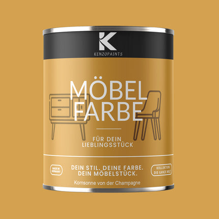Kenzopaints Möbelfarbe Möbellack Buntlack - 2,5Liter - Farbmanufaktur Contura Berkemeier - Farbmanufaktur Contura Berkemeier