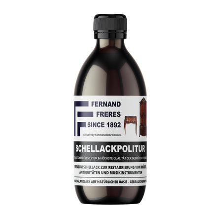 Fernand Freres Schellackpolitur Klavierlack Schellack - Farbmanufaktur Contura Berkemeier - Farbmanufaktur Contura Berkemeier