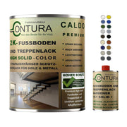 -POS- 2K Fussbodenlack Treppenlack Farbe Buntlack Seidenmatt Dielenlack Parkettlack - Farbmanufaktur Contura Berkemeier - Farbmanufaktur Contura Berkemeier