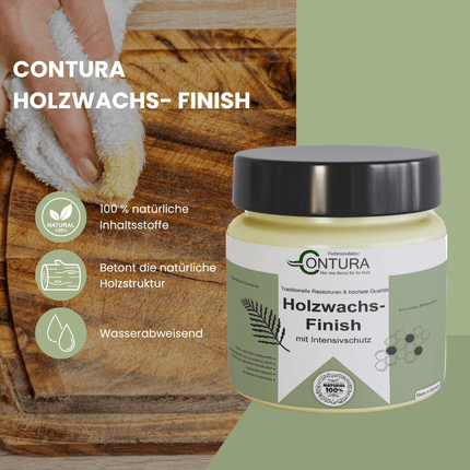 Contura Premium Holzwachs -Finish- Möbelwachs Bohnerwachs Wachs - Farbmanufaktur Contura Berkemeier - Farbmanufaktur Contura Berkemeier