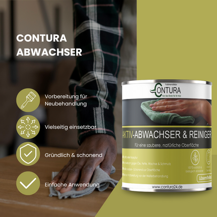Contura Abwachser Möbelreiniger Entwachser - Farbmanufaktur Contura Berkemeier - Farbmanufaktur Contura Berkemeier
