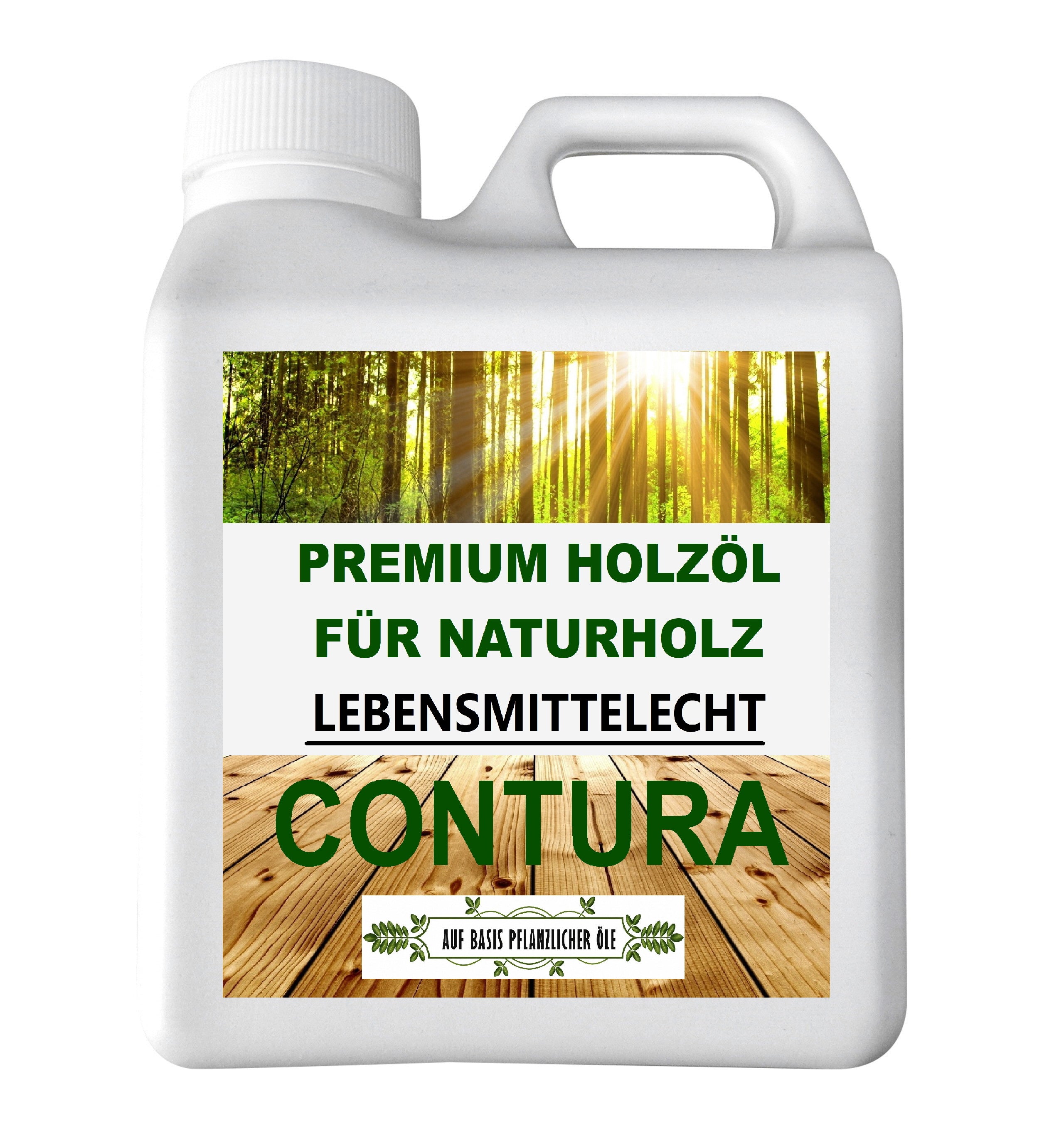 Contura 1L Holzöl Naturholz- Holzschutz PREMIUM Lebensmittelecht Möbel Tisch Pflegeöl
