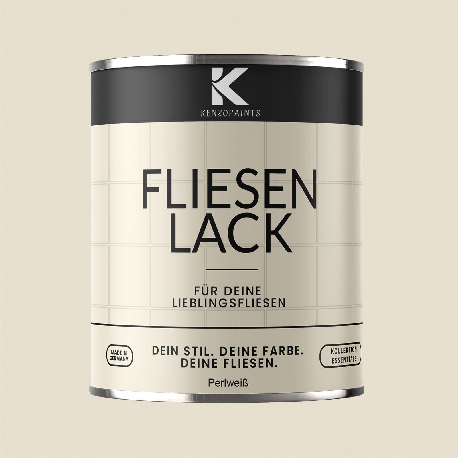 Kenzopaints Fliesenlack Fliesenfarbe - 2,5Liter - Farbmanufaktur Contura Berkemeier - Farbmanufaktur Contura Berkemeier