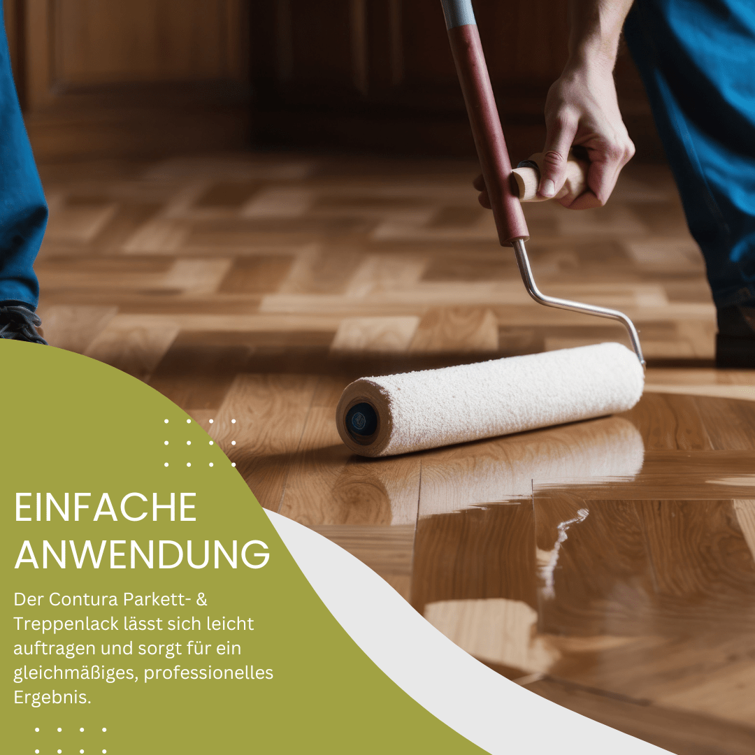 Contura 2 in 1 Parkettsiegel Grundierung und Parkettlack Holzlack Seidenmatt - Farbmanufaktur Contura Berkemeier - Farbmanufaktur Contura Berkemeier