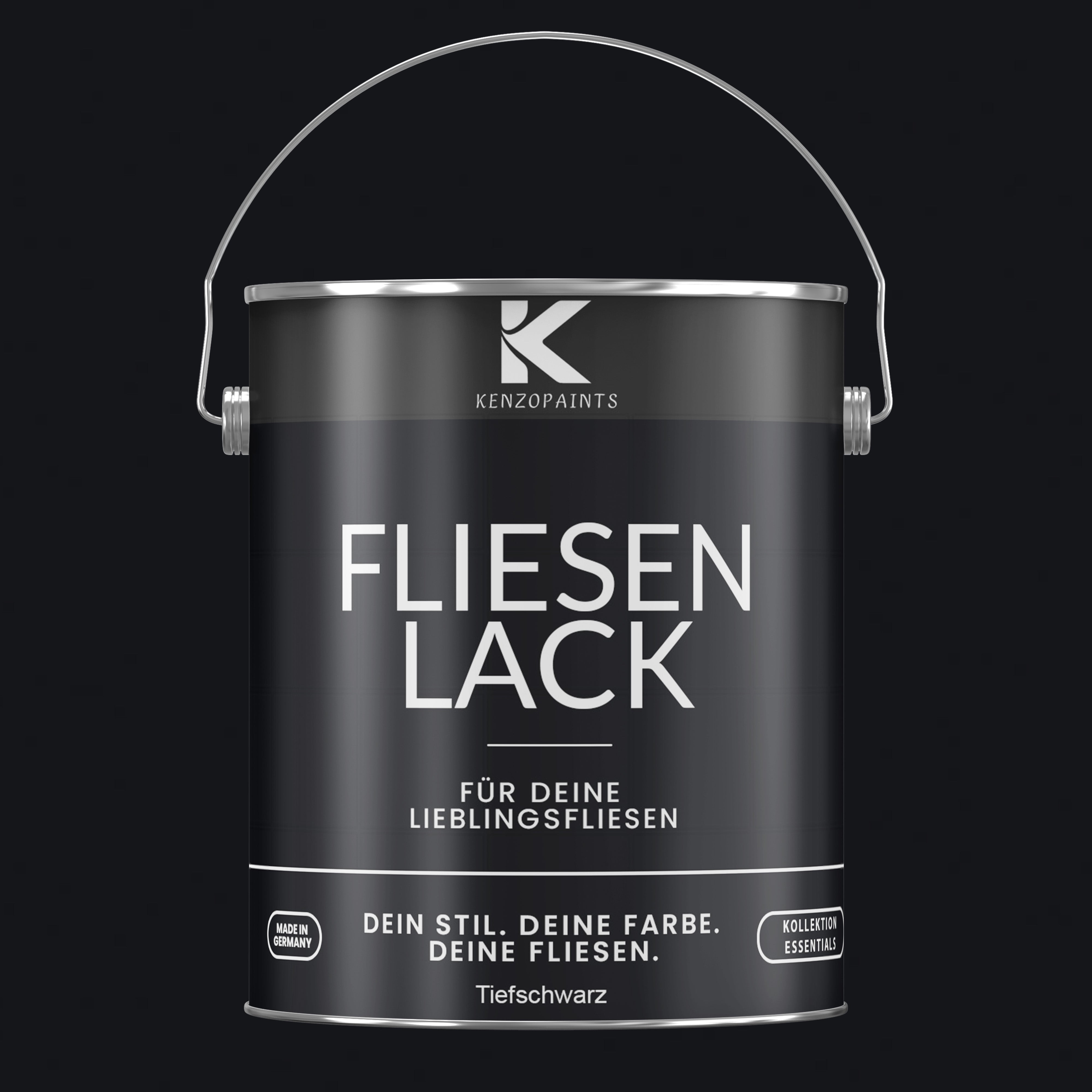 Kenzopaints Fliesenlack Fliesenfarbe - 2,5Liter - Farbmanufaktur Contura Berkemeier - Farbmanufaktur Contura Berkemeier
