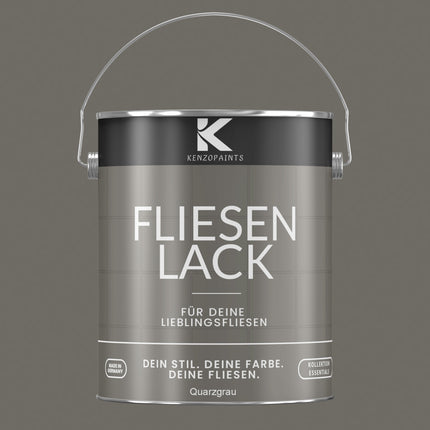 Kenzopaints Fliesenlack Fliesenfarbe - 2,5Liter - Farbmanufaktur Contura Berkemeier - Farbmanufaktur Contura Berkemeier