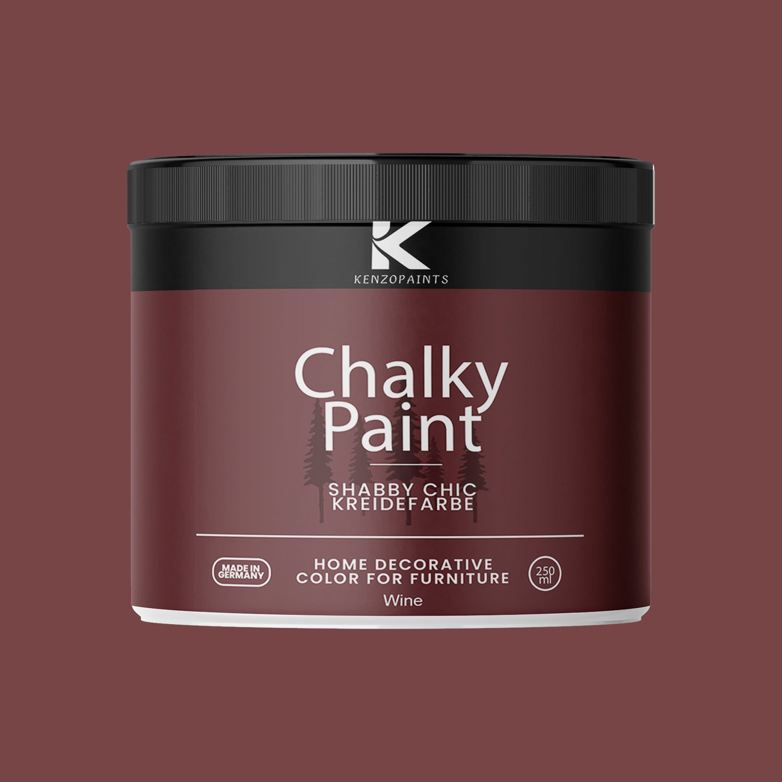 -POS- Kenzopaints Chalky Paint Kreidefarbe - 250ml - Farbmanufaktur Contura Berkemeier - Farbmanufaktur Contura Berkemeier