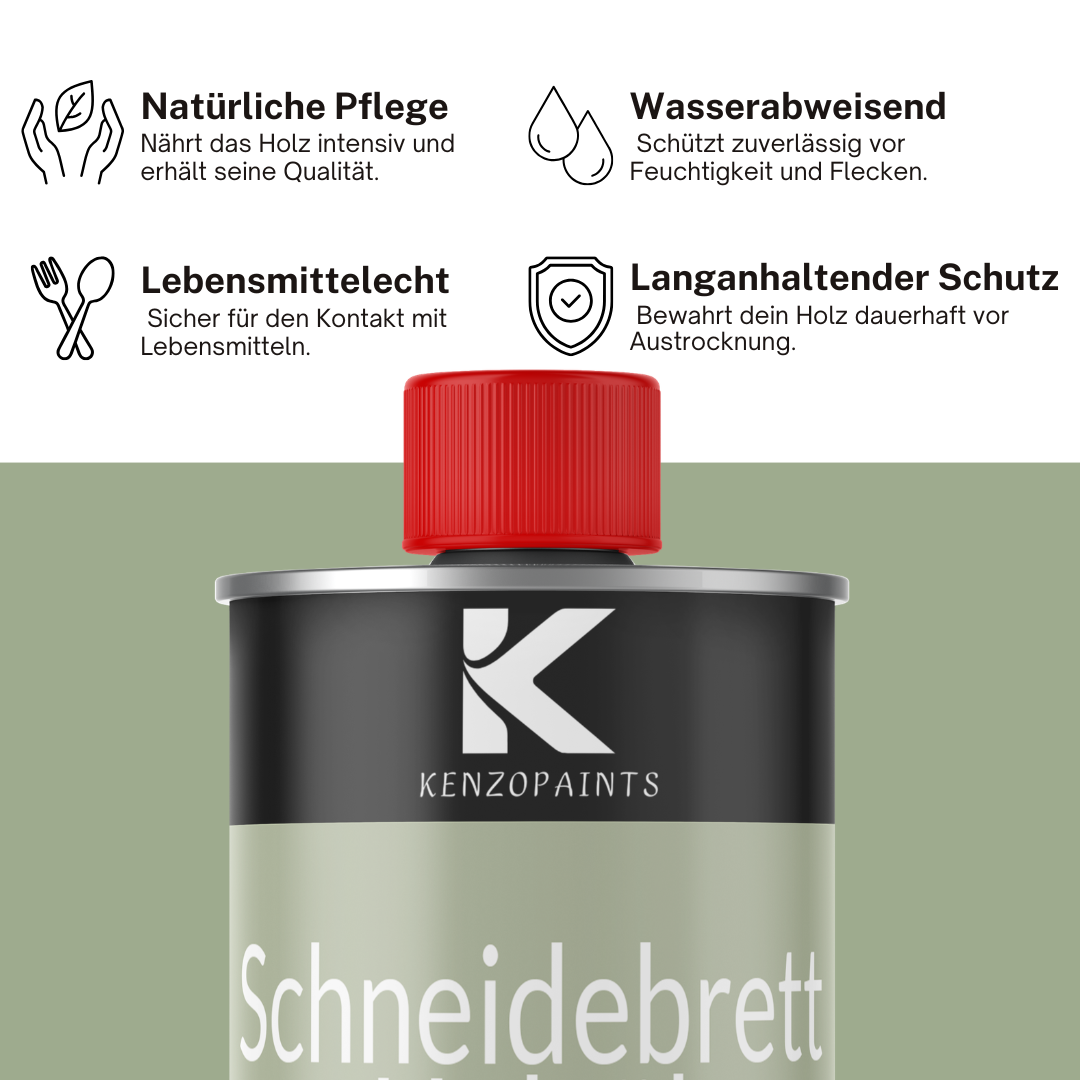 Kenzopaints Schneidebrettöl Holzöl Pflegeöl Lebensmittecht Arbeitsplatten - Farbmanufaktur Contura Berkemeier - Farbmanufaktur Contura Berkemeier