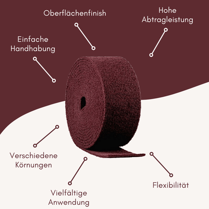 Schleifvlies Rolle 1 Meter Schleifmatte - Farbmanufaktur Contura Berkemeier - Farbmanufaktur Contura Berkemeier