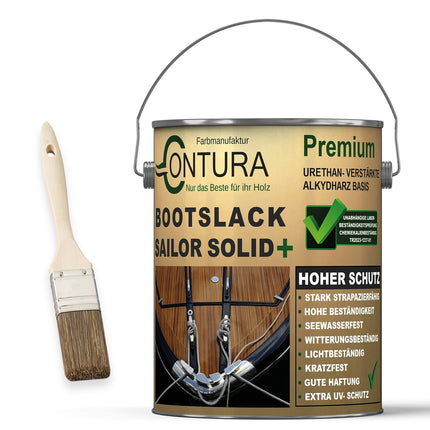 Contura Bootslack Premium Yachtlack Holzlack Boot Thekenlack - Farbmanufaktur Contura Berkemeier - Farbmanufaktur Contura Berkemeier