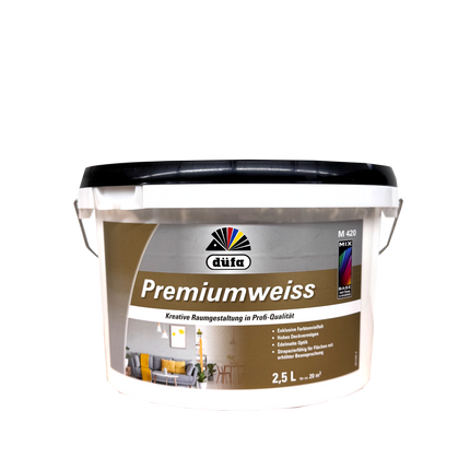 DÜFA Wandfarbe Premiumweiss MIX Wunschfarbton Innenfarbe - Farbmanufaktur Contura Berkemeier - Farbmanufaktur Contura Berkemeier