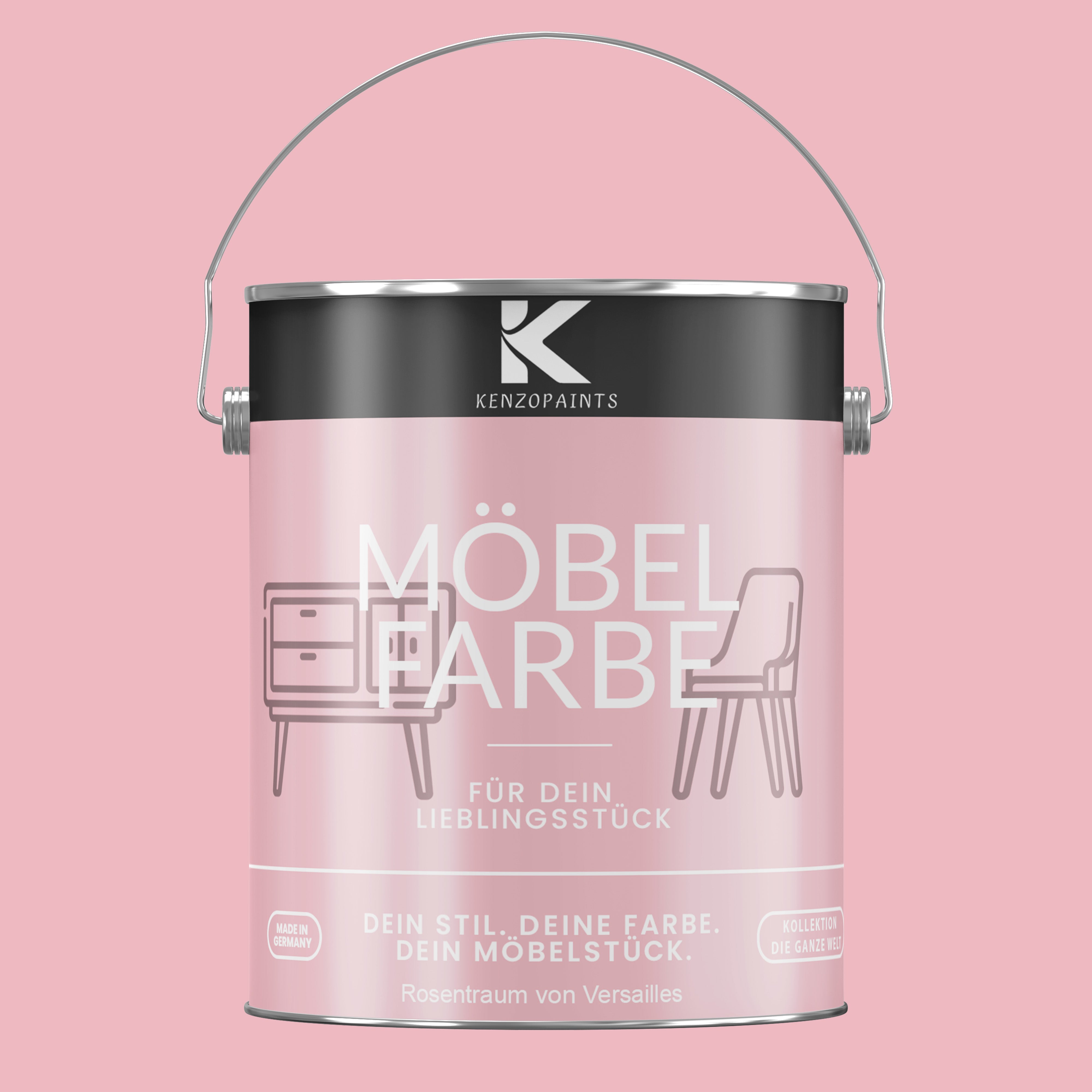 Kenzopaints Möbelfarbe Möbellack Buntlack - 2,5Liter - Farbmanufaktur Contura Berkemeier - Farbmanufaktur Contura Berkemeier