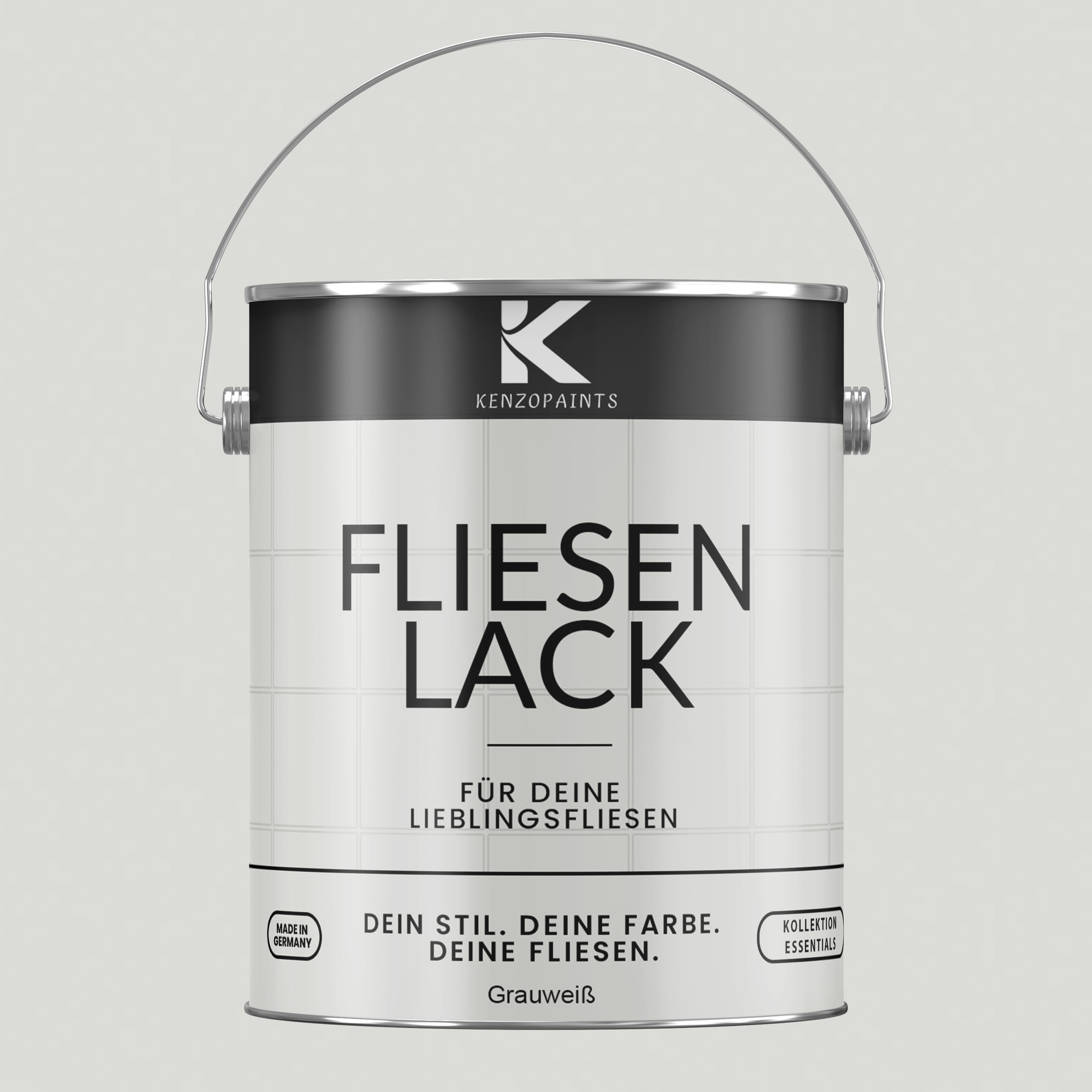 Kenzopaints Fliesenlack Fliesenfarbe - 2,5Liter - Farbmanufaktur Contura Berkemeier - Farbmanufaktur Contura Berkemeier