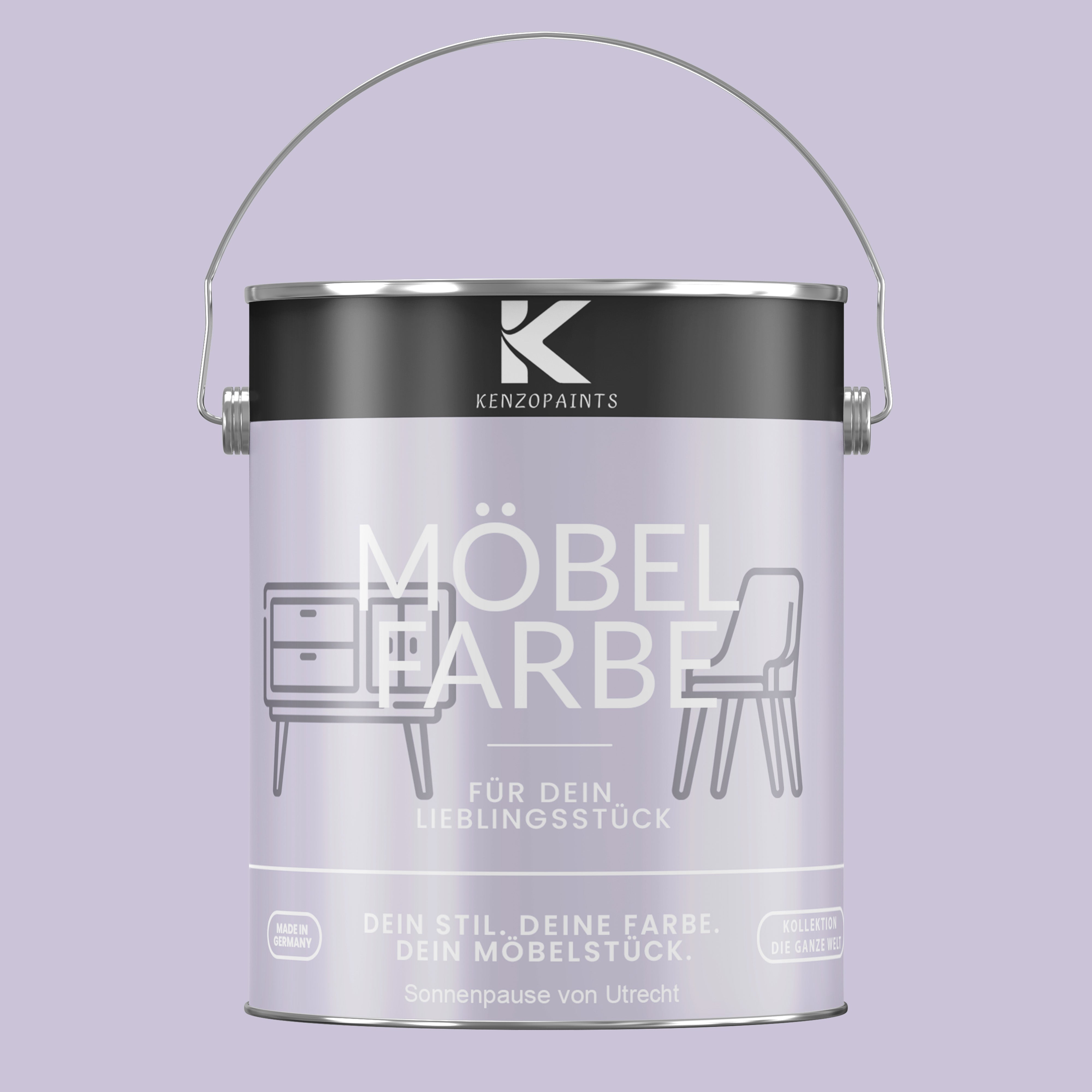 Kenzopaints Möbelfarbe Möbellack Buntlack - 2,5Liter - Farbmanufaktur Contura Berkemeier - Farbmanufaktur Contura Berkemeier