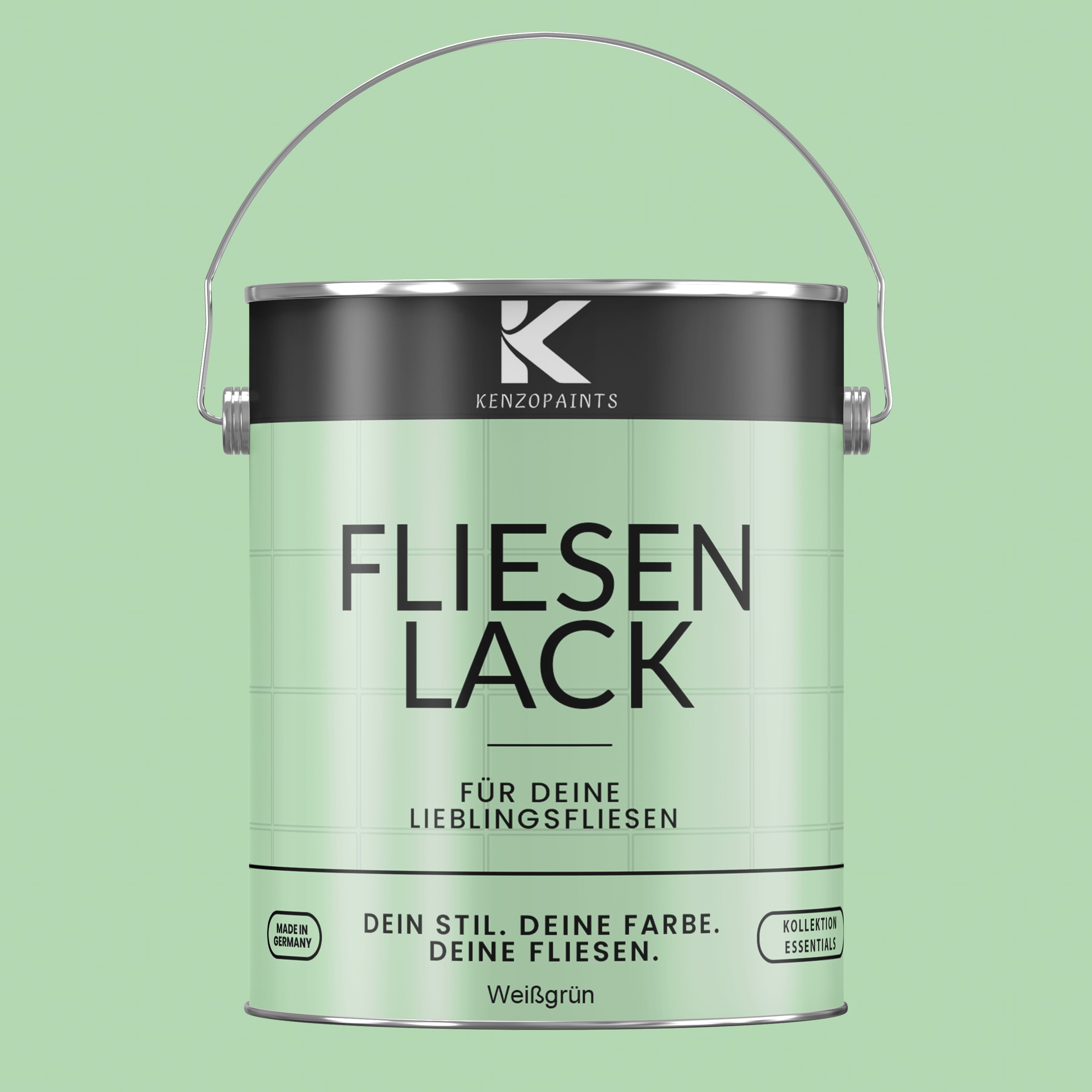 Kenzopaints Fliesenlack Fliesenfarbe - 2,5Liter - Farbmanufaktur Contura Berkemeier - Farbmanufaktur Contura Berkemeier