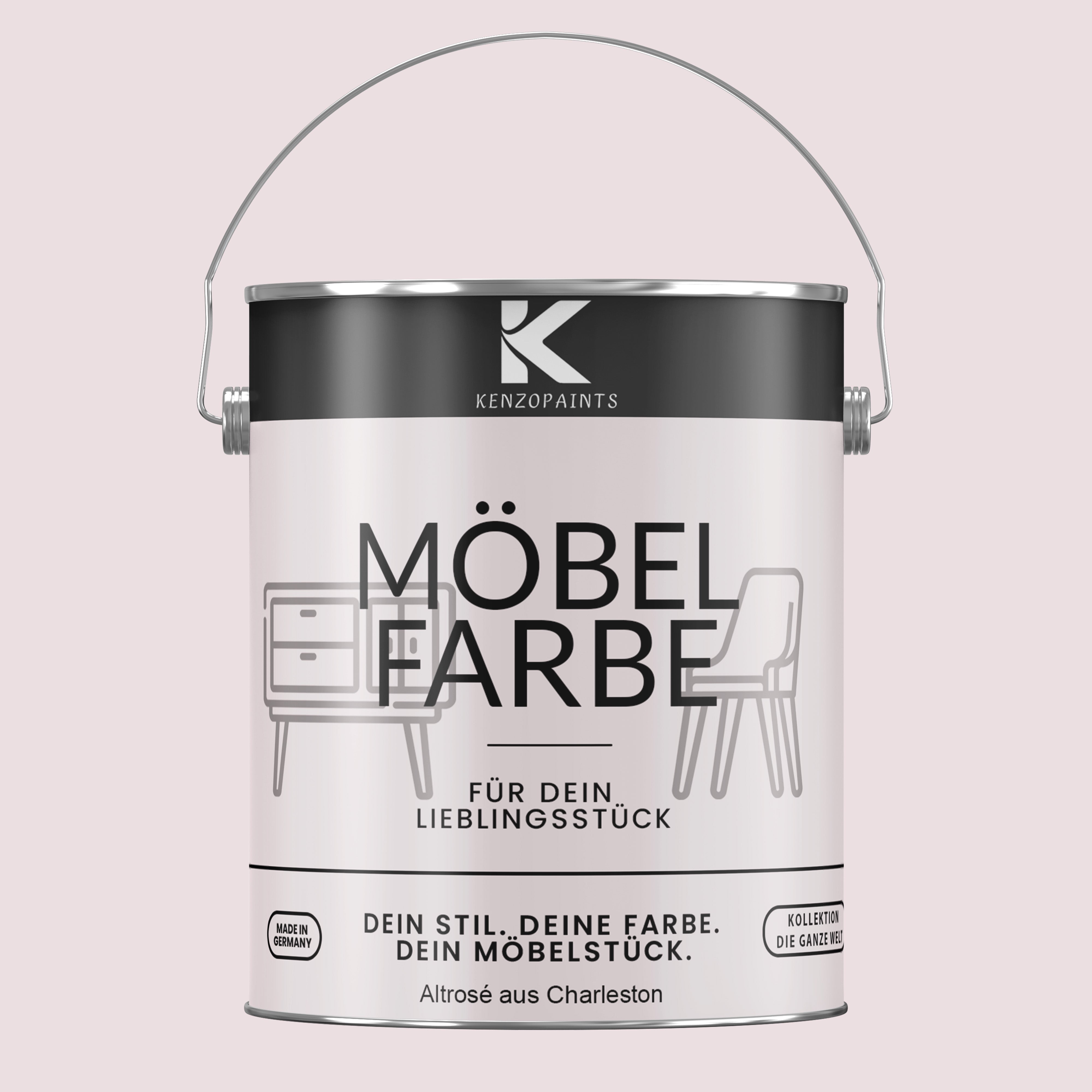 Kenzopaints Möbelfarbe Möbellack Buntlack - 2,5Liter - Farbmanufaktur Contura Berkemeier - Farbmanufaktur Contura Berkemeier