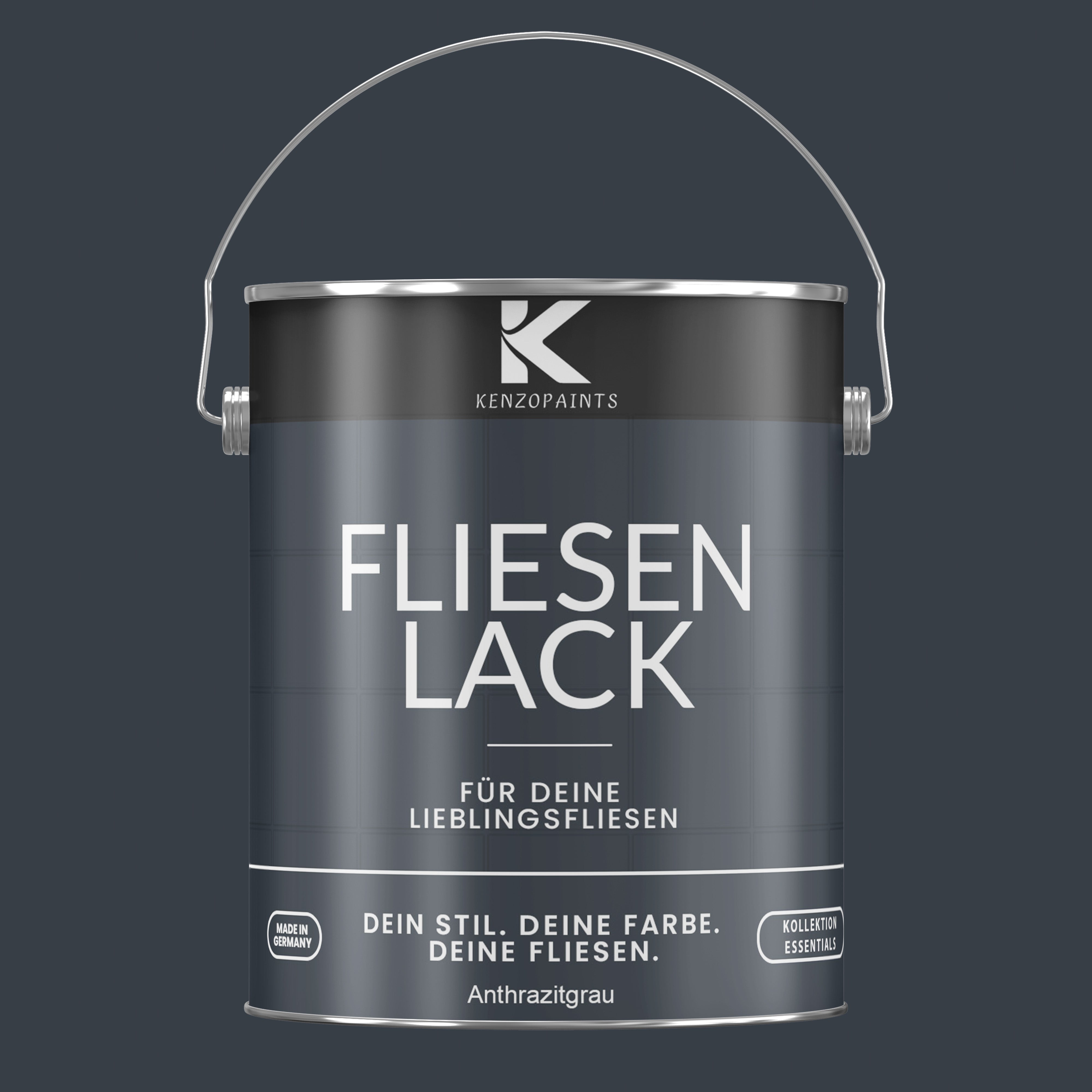 Kenzopaints Fliesenlack Fliesenfarbe - 2,5Liter - Farbmanufaktur Contura Berkemeier - Farbmanufaktur Contura Berkemeier